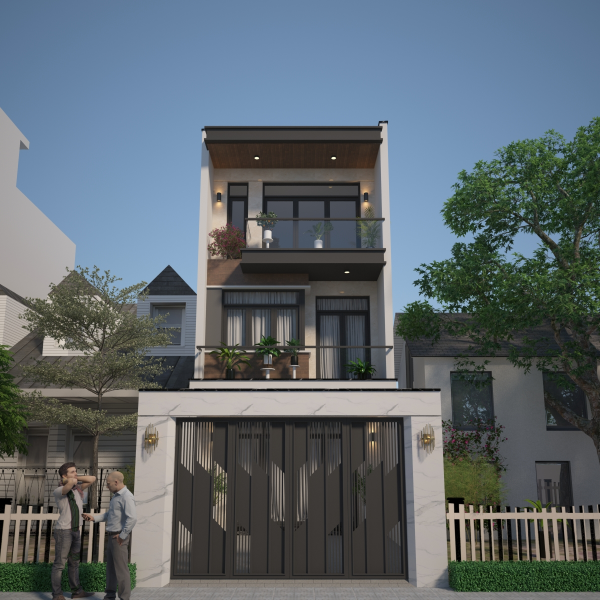 PHỐI CẢNH 4 - NH&Agrave; PHỐ Q12 TP HCM - ANH NGHĨA