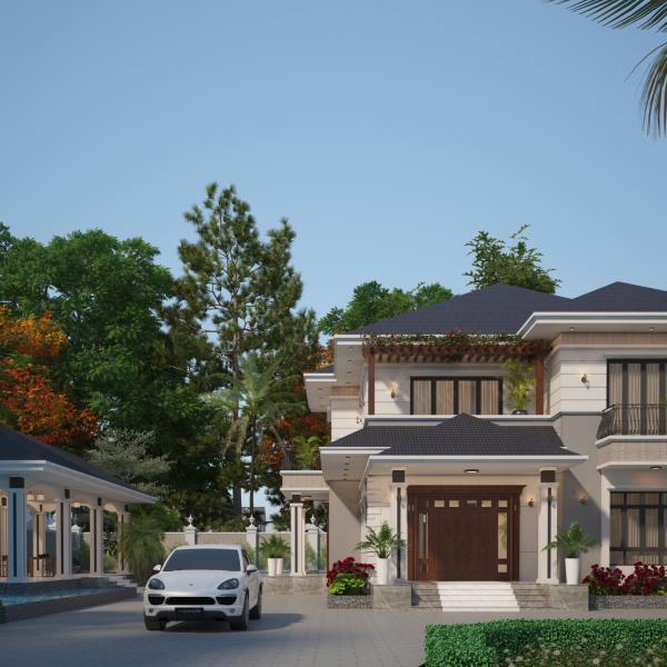 BIỆT THỰ S&Acirc;N VƯỜN