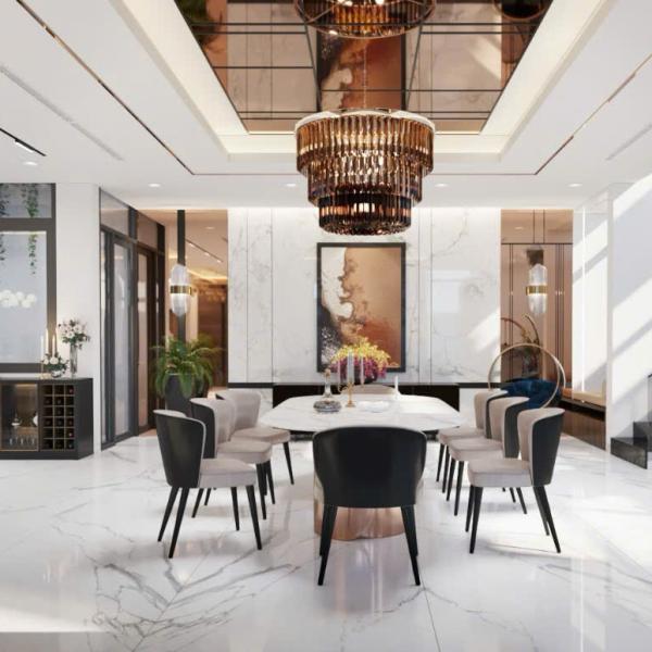 Thi c&ocirc;ng nội thất ph&ograve;ng kh&aacute;ch 